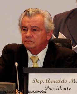 Presidente da AL, Arnaldo Melo